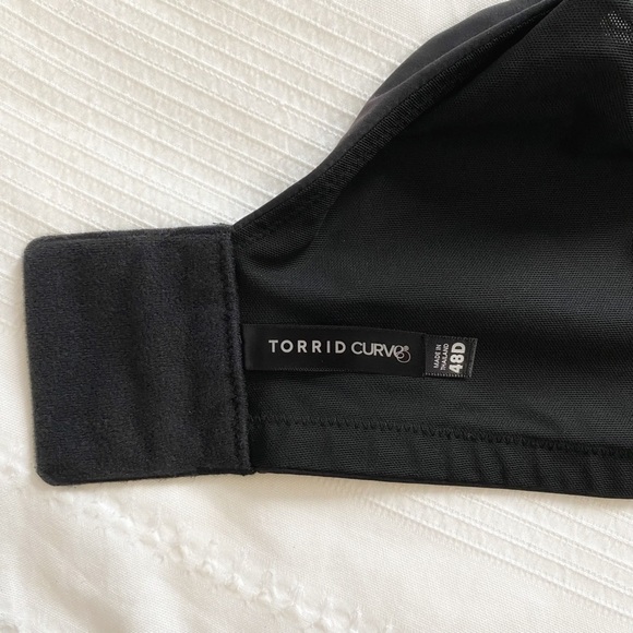 TORRID BLACK WIRE FREE LIGHTLY LINED EVERYDAY SMOOTH 360 BACK SMOOTHING BRA - Picture 6 of 11